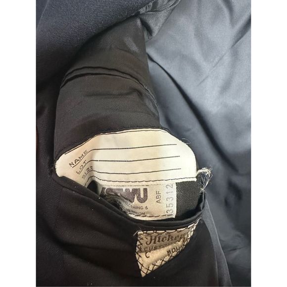 Hickey Freeman The Canterbury Collection Navy Gold Button Sport Coat Blazer Jack - Picture 8 of 11